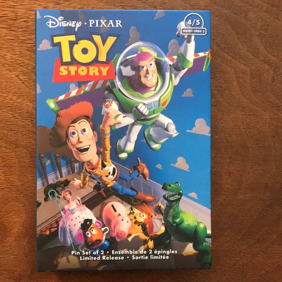 Disney Toy Story Set of 2 pins. In box with UPC code. Limited Edition. - Picture 2 of 16